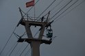 Einsatz BF Hoehenretter Koelner Seilbahn Hoehe Zoobruecke P2099